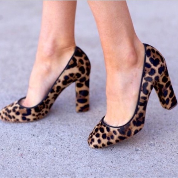 J. Crew Shoes - ⭐️SALE! J Crew Collection Etta Leopard Heels